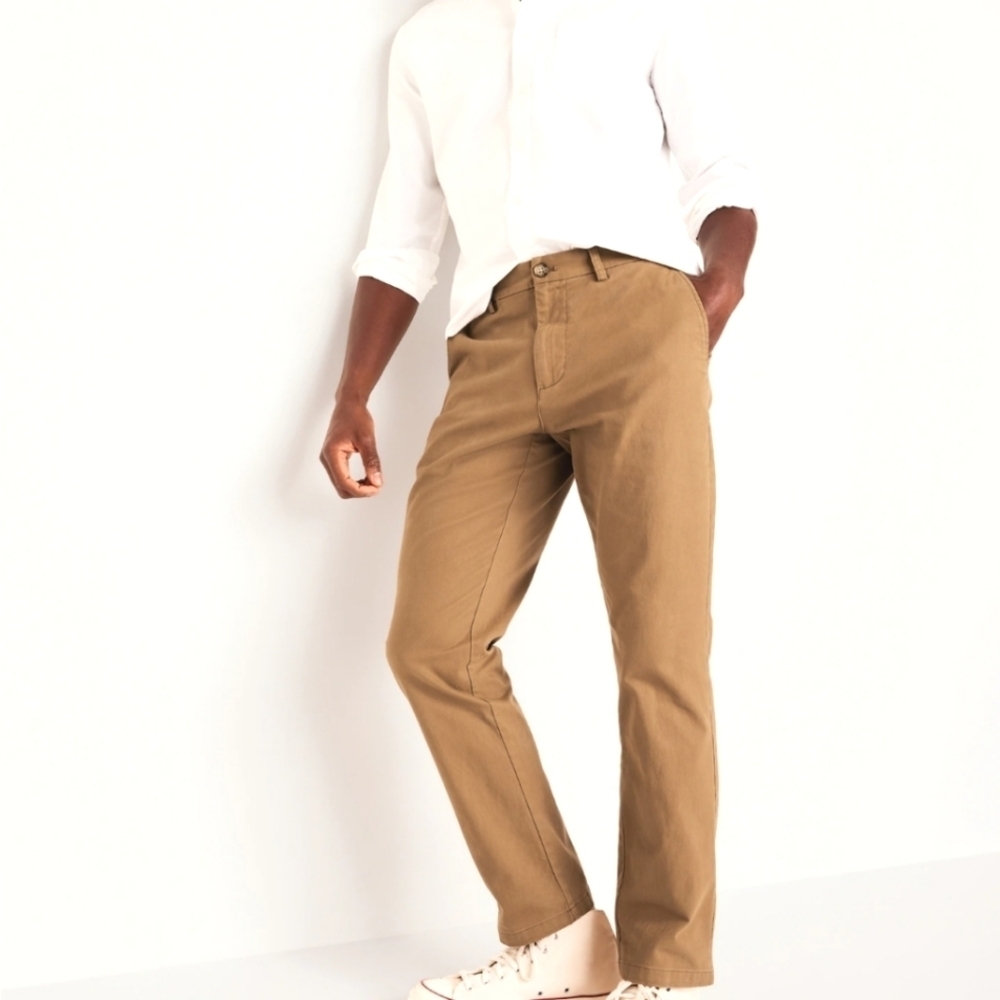 OLD NAVY Slim Tan Color Chino Pants  Size 33